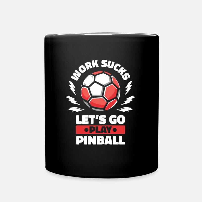 Handball Handballer - Tasse einfarbig - Schwarz