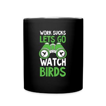 Ornithologues amateurs - Mug uni - noir - Devant