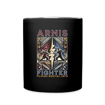 Arnis Fighter - Arts Martiaux Eskrima Kali Training - Mug uni - noir - Devant