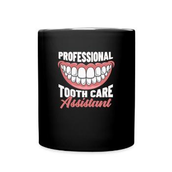 Dental assistant - Full Colour Mug - black - Front