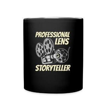 Cameraman - Full Colour Mug - black - Front