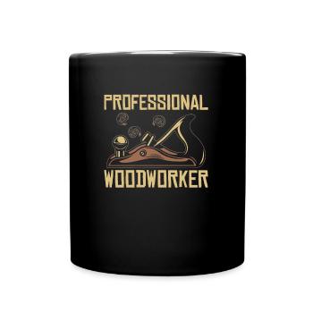 Tischler - Tasse einfarbig - Schwarz - Vorne
