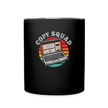 Équipe de rédacteurs - Mug uni - noir - Devant