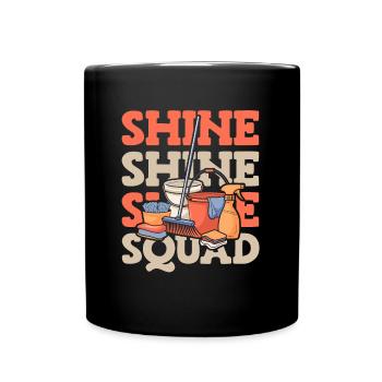 Cleaner Squad - Full Colour Mug - black - Front