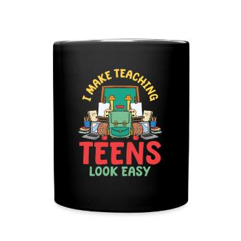 High school teacher - Full Colour Mug - black - Front