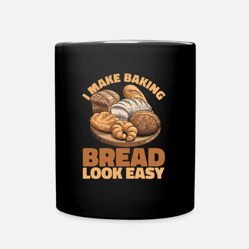 Bäcker - Tasse einfarbig - Schwarz