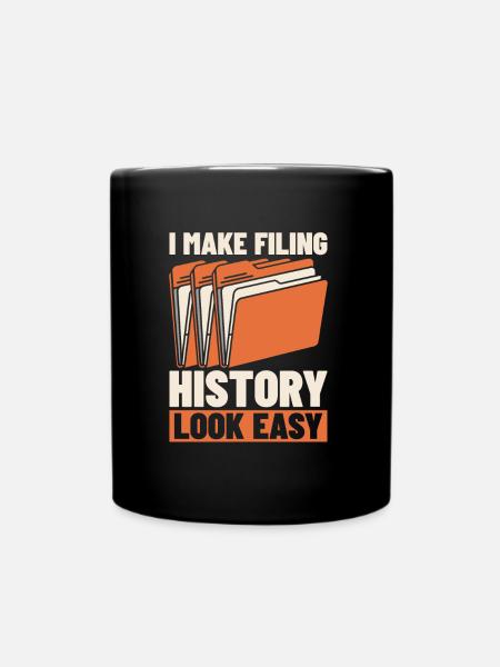 Archiviste - Mug uni - noir