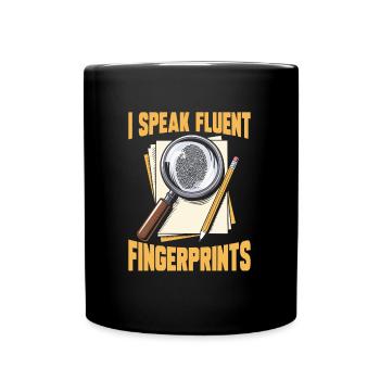 Experts médico-légaux - Mug uni - noir - Devant
