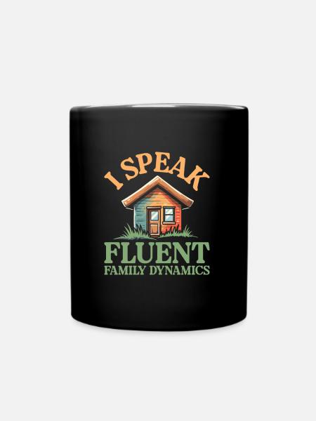 Familientherapeut - Tasse einfarbig - Schwarz