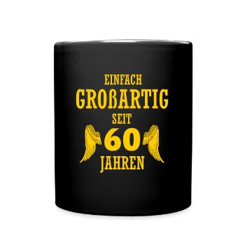 Idéal pour 60 ans cadeau 60e anniversaire - Mug uni - noir - Devant