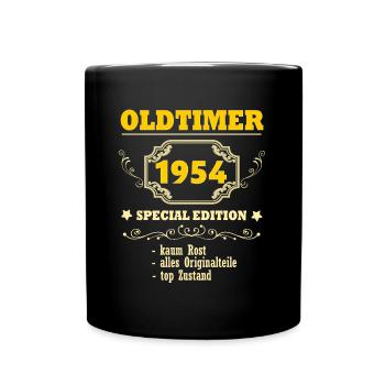 1954 Vintage Car 70th Birthday Gift Vintage 1954 - Full Colour Mug - black - Front