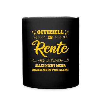Officiellement retraité retraite cadeau mari drôle - Mug uni - noir - Devant