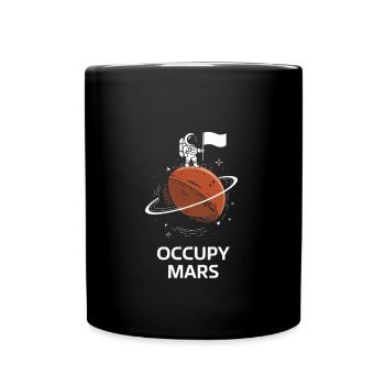 Occupy Mars - Colonisation et exploration de Mars - Mug uni - noir - Devant