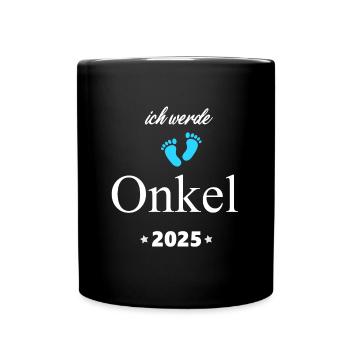 Je serai oncle Annonce de grossesse 2025 - Mug uni - noir - Devant