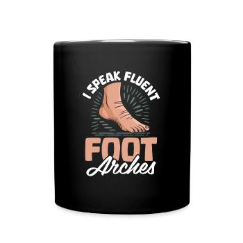 Pédicure - Mug uni - noir - Devant