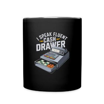Caissier - Mug uni - noir - Devant