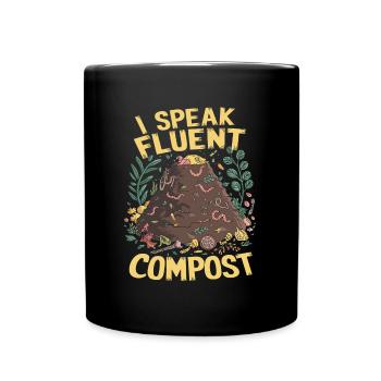 Biomassetechniker - Tasse einfarbig - Schwarz - Vorne