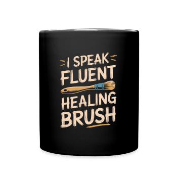 Kunsttherapeut - Tasse einfarbig - Schwarz - Vorne