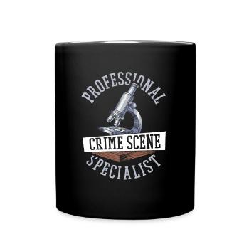Experts médico-légaux - Mug uni - noir - Devant