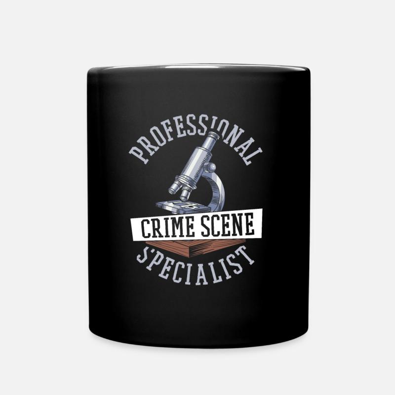 Forensik Forensiker - Tasse einfarbig - Schwarz