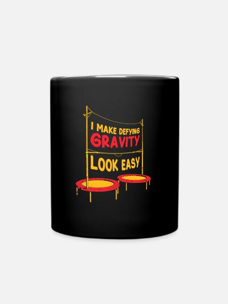 Akrobat - Tasse einfarbig - Schwarz