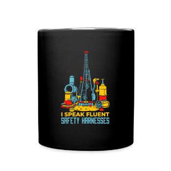 Extraction Worker - Full Colour Mug - black - Front