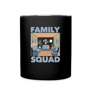Thérapeute familial Kader - Mug uni - noir - Devant