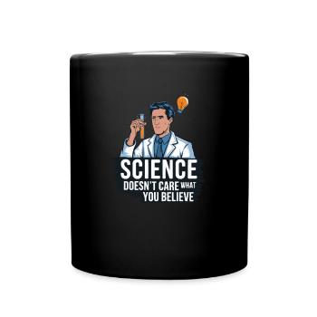 Scientifiques et athées contre les proverbes de l’Église - Mug uni - noir - Devant