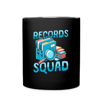 Archiviste Kader - Mug uni - noir - Devant