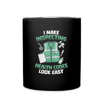 Health Inspector - Full Colour Mug - black - Front