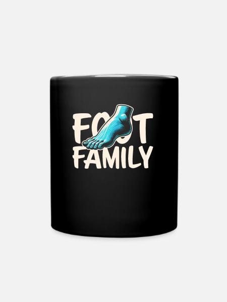 Fußpfleger Team - Tasse einfarbig - Schwarz