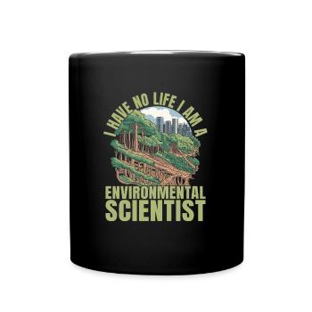 Scientifique de l’environnement - Mug uni - noir - Devant