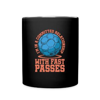 Handball Joueurs de handball - Mug uni - noir - Devant