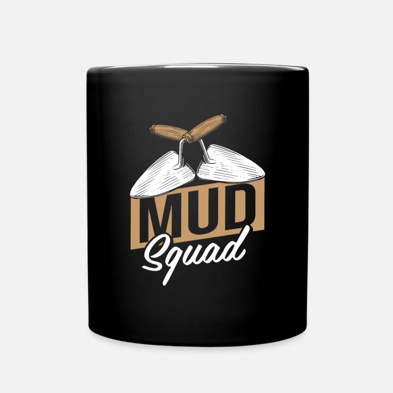 Stuckateur Kader - Tasse einfarbig - Schwarz