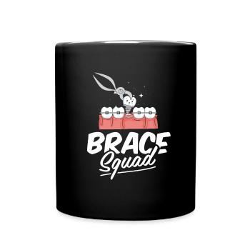 Cadre orthodontiste - Mug uni - noir - Devant