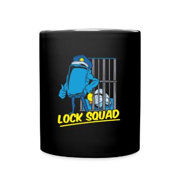 Cadre des gardiens de prison - Mug uni - noir - Devant