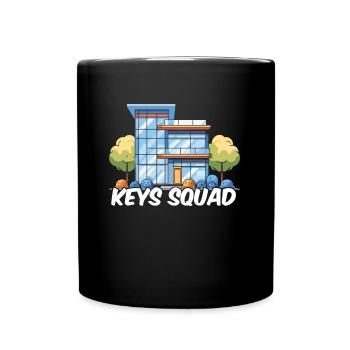 Real Estate Agent Squad - Full Colour Mug - black - Front