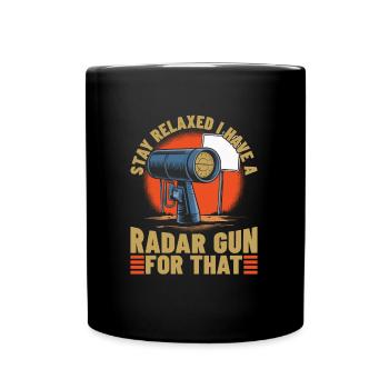 Policier d’État - Mug uni - noir - Devant