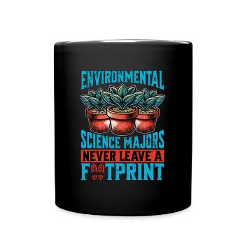 Environmental Science Majors Environmentalist - Full Colour Mug - black - Front