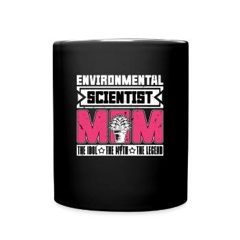 Scientifique de l’environnement Maman La pédologue - Mug uni - noir - Devant