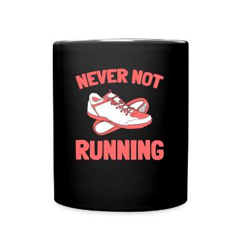 Xc Runner Course de cross-country - Mug uni - noir - Devant