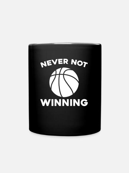 Basketball Basketballer - Tasse einfarbig - Schwarz
