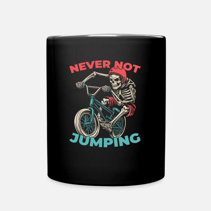 Bmx Bmx Biker - Tasse einfarbig - Schwarz