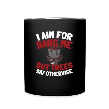Frisbee Golf Disc Golf - Full Colour Mug - black - Front