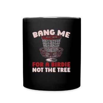 Frisbee Golf Disc Golf - Tasse einfarbig - Schwarz - Vorne