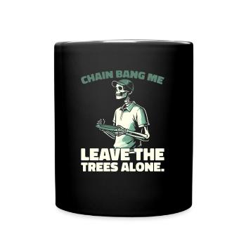 Frisbee Golf Disc Golf - Tasse einfarbig - Schwarz - Vorne