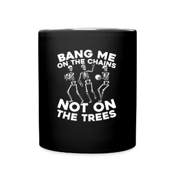Frisbee Golf Disc Golf - Tasse einfarbig - Schwarz - Vorne