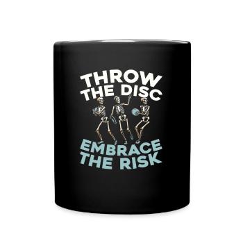 Frisbee Golf Disc Golf - Full Colour Mug - black - Front