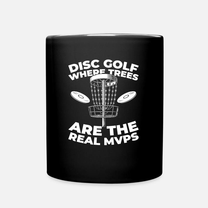 Arbre de disc golf Frisbee Golf - Mug uni - noir