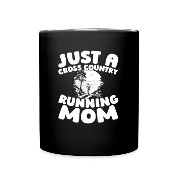 Xc Runner Course de cross-country - Mug uni - noir - Devant